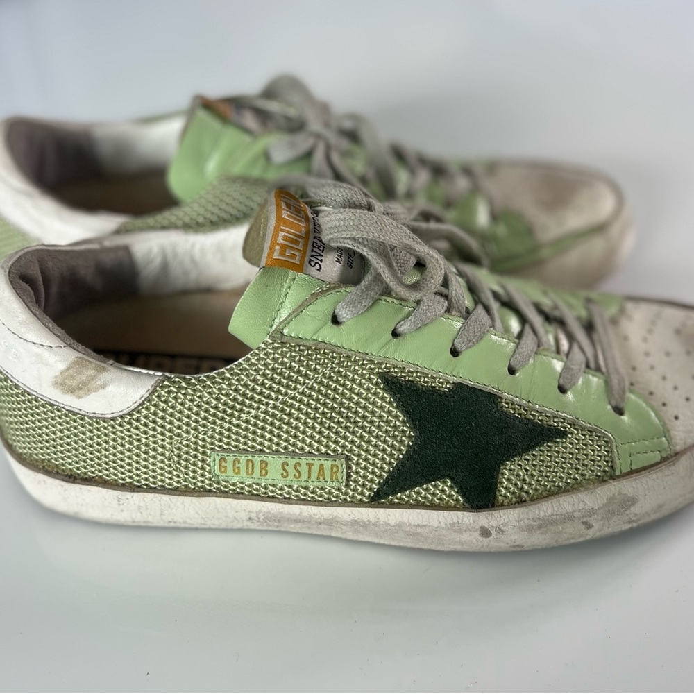 Golden Goose Green SSTAR Sneakers